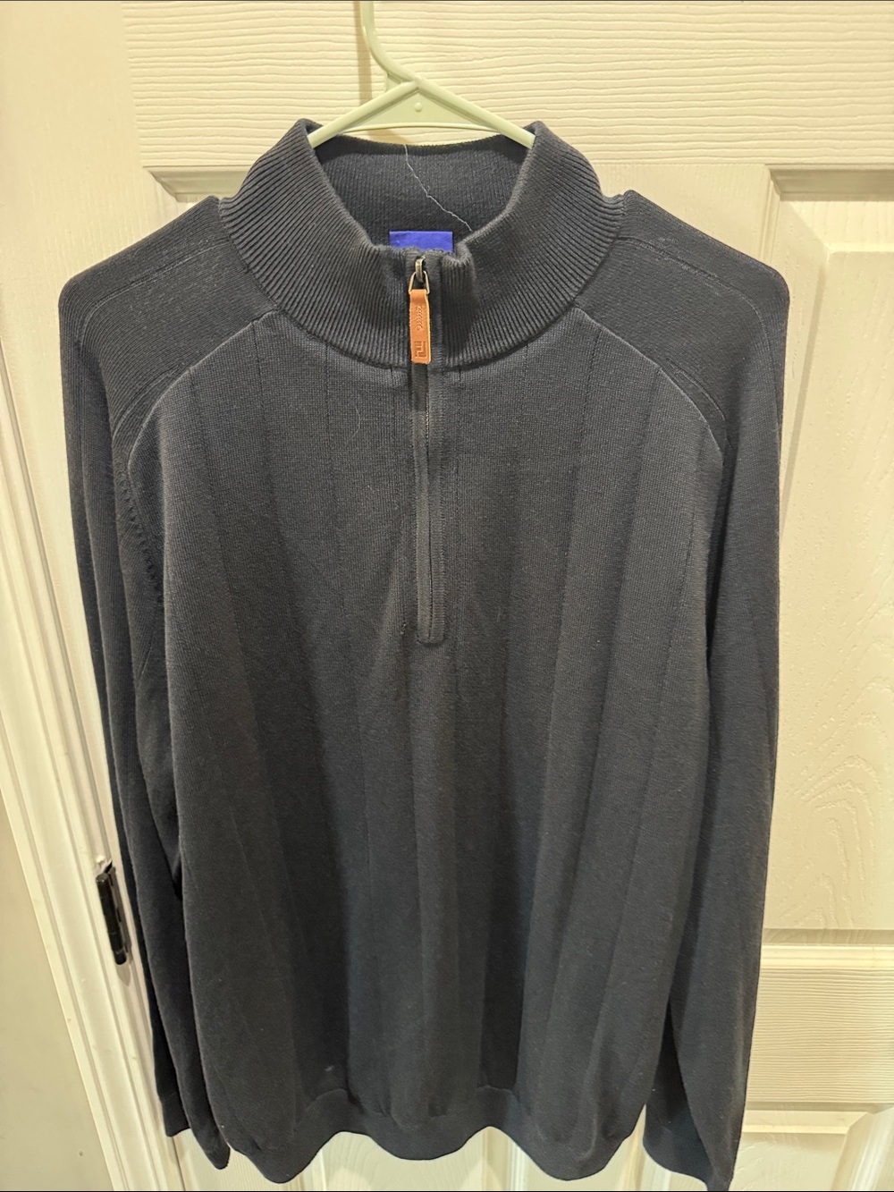 FootJoy Men's Half-Zip Sweater in Navy